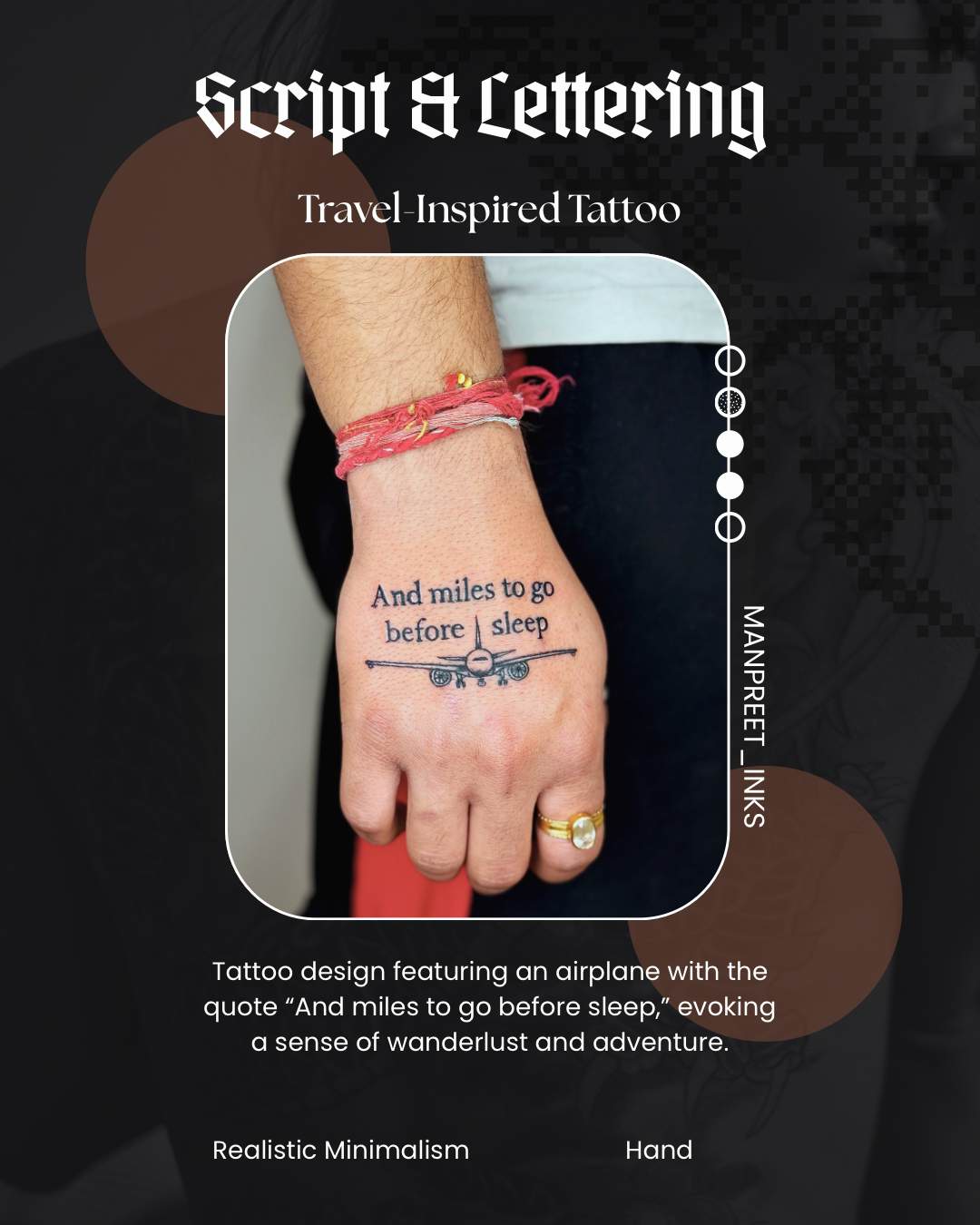 And Miles To Go — Realistic Minimalism by Manpreet Inks