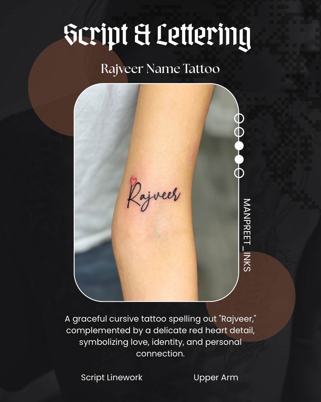 Rajveer — Script Linework by Manpreet Inks